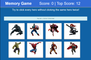 Memory Game app