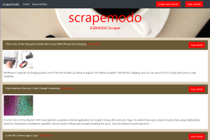 scrapemodo app